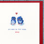 Personalised Christmas Card With Mistletoe Or Heart, thumbnail 4 of 8