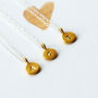 Gold Plated Sterling Silver Stamped Initial Necklace, thumbnail 5 of 12