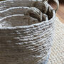 Three Round Seagrass Storage Baskets, thumbnail 3 of 3