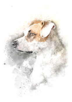 Personalised Watercolour Pet Portrait, 2 of 11