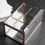 Personalised Rose Glass Jewellery Box, thumbnail 6 of 11