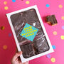Personalised Father's Day Gooey Brownies Gift Box, thumbnail 4 of 6