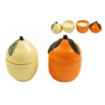 Candle In Orange Shaped Pot With Lid, 6 of 6