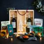 The Wine And Nibbles Wooden Christmas Gift Box, thumbnail 1 of 2