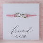 Infinity Cord Friendship Bracelet, thumbnail 2 of 10