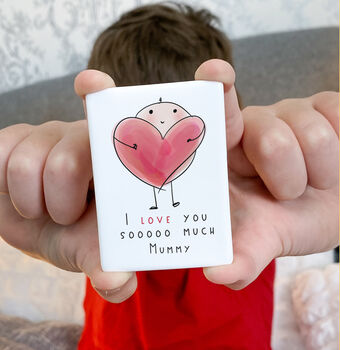 I Love You Soooo Much Personalised Ceramic Magnet, 2 of 3