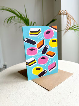 Liquorice Allsorts Pun Mother's Day Card, 5 of 6