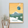 Morzine Ski Resort France Travel Poster Art Print, thumbnail 4 of 8