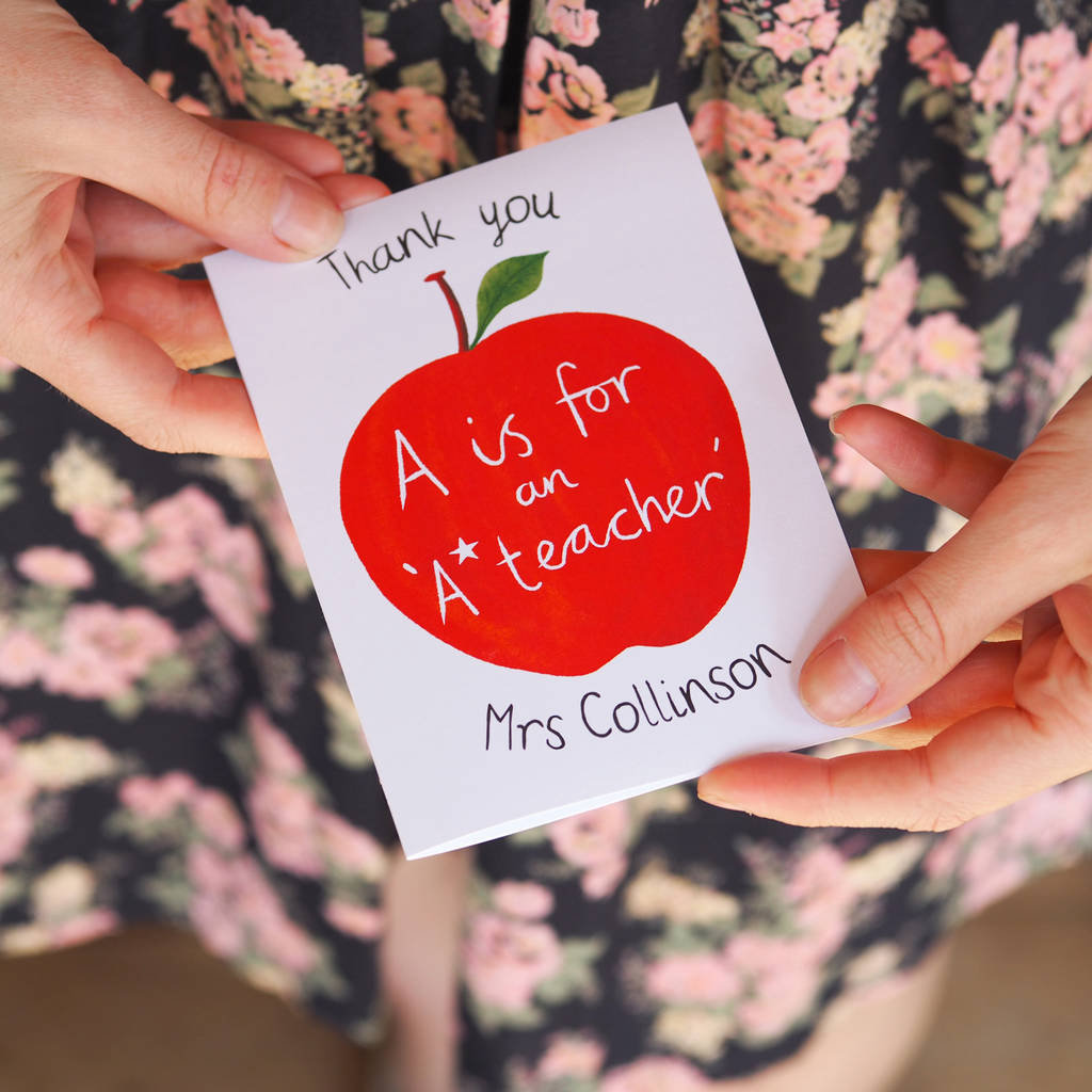 What To Write In A Teacher Card From Parent