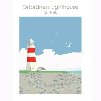 Orfordness Lighthouse Suffolk Print, 2 of 2