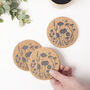 Cork Placemats And Coasters | Wildflowers, thumbnail 3 of 12