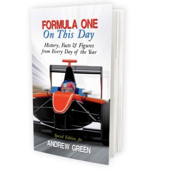 Personalised Formula One On This Day Book, 2 of 3