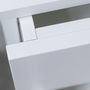 Floating Bedside Table In White With Double Drawer, thumbnail 4 of 4