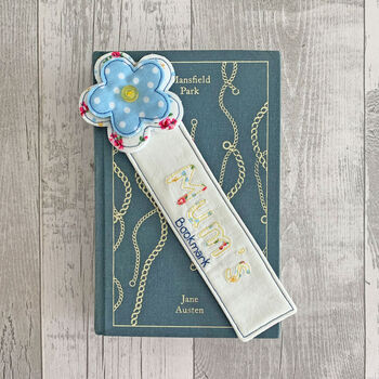 Personalised Flower Bookmark, 10 of 12