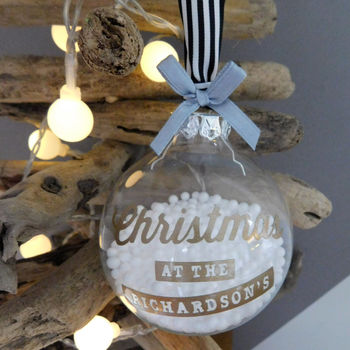 Personalised Christmas Bauble, 2 of 6