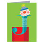 Mini J For Jack In The Box Card, thumbnail 2 of 5