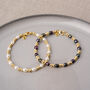 Pearl Gem Bracelet 18ct Gold Plated Sterling Silver, thumbnail 1 of 6