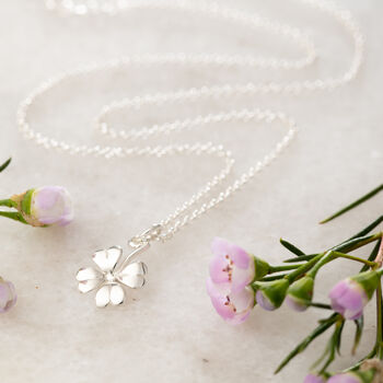 Four Leaf Clover Necklace And Personalised Message Card, 2 of 11