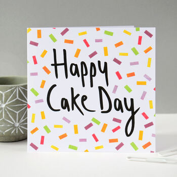 Happy Cake Day Birthday Card, 9 of 11