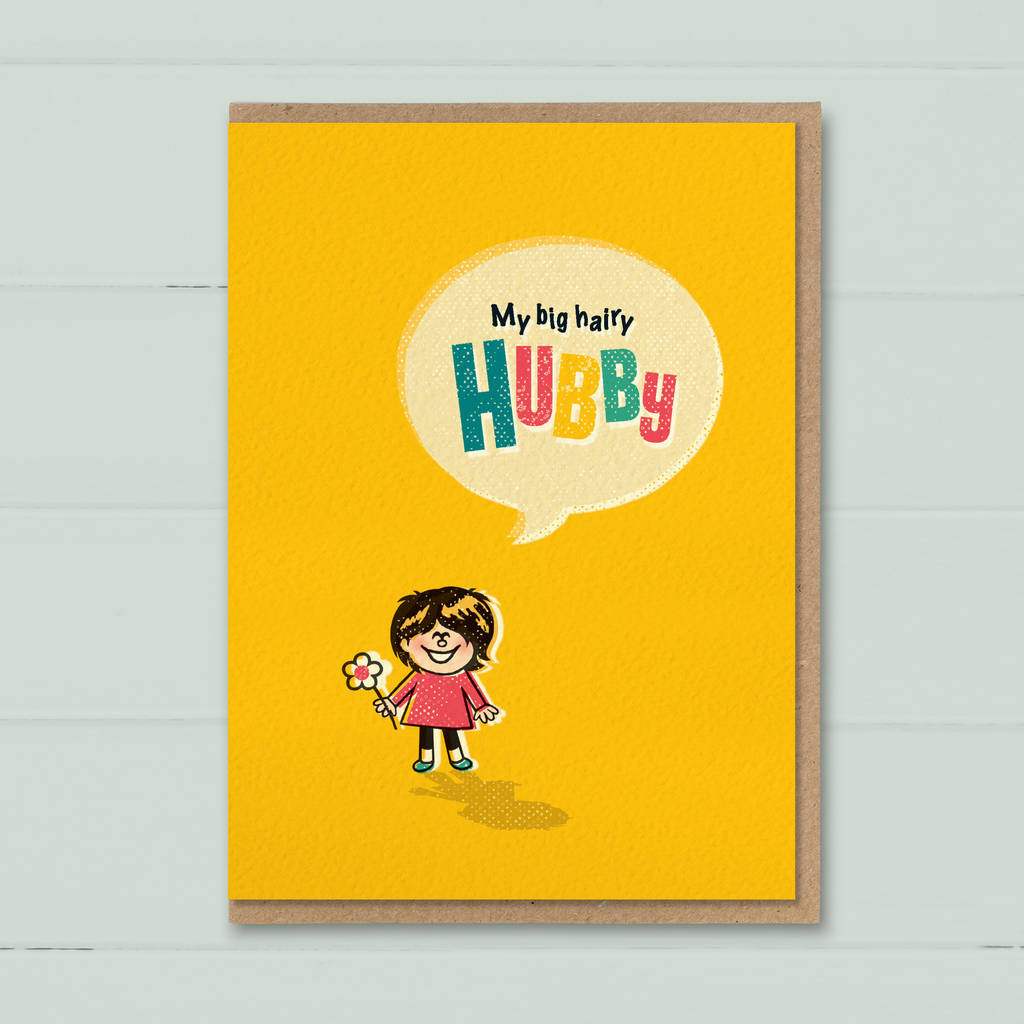 Husband Card ‘big Hairy Hubby By The Typecast Gallery