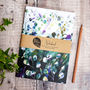 Midnight Botanica A5 Recycled Plain Notebook, thumbnail 1 of 2