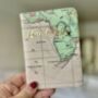 Map Design Passport Cover, thumbnail 1 of 7