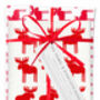 Christmas Reindeer Dischloth And Tea Towel Gift Set, thumbnail 2 of 5