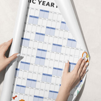A1 Academic Wall Calendar 2025 2026, 3 of 12