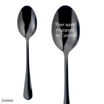 Personalised Dessert Spoon For Him, 4 of 8