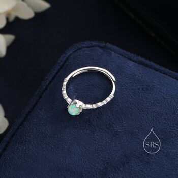 Opal Bead Gemstone Ring, 3 of 10