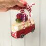 Christmas Red Camper Van Decoration, thumbnail 2 of 3