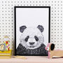 Panda Art Print, thumbnail 1 of 8