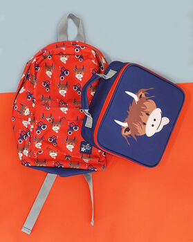 Highland Cow Rucksack And Lunch Bag, 5 of 6