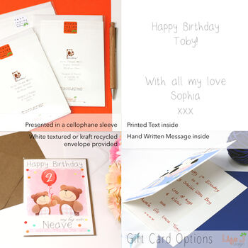 Personalised Bear Brother Birthday Card, 9 of 9