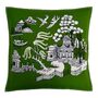 Willow Pattern Chinoiserie Inspired Cushion, thumbnail 2 of 3