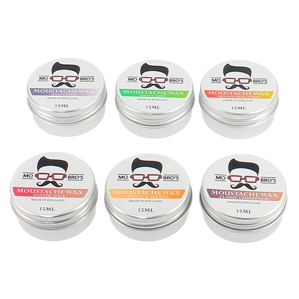 Moustache Wax Gift Set For Styling Handlebars By Mo Bro's