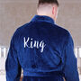 Personalised Soft Fleece Dressing Gown, thumbnail 1 of 8