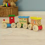 Personalised Circus Wooden Toy Train, thumbnail 3 of 10