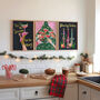 ‘Christmas Candles’ Art Print – Festive Still Life Wall Art, thumbnail 4 of 9