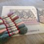 Fair Isle Glasses Case Tapestry Kit 100% British Wool, thumbnail 4 of 4