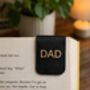 Vegan Leather Father's Day Bookmark, thumbnail 3 of 3