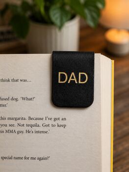 Vegan Leather Father's Day Bookmark, 3 of 3
