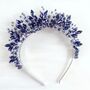 Dark Purple Bridal Crown, thumbnail 3 of 5