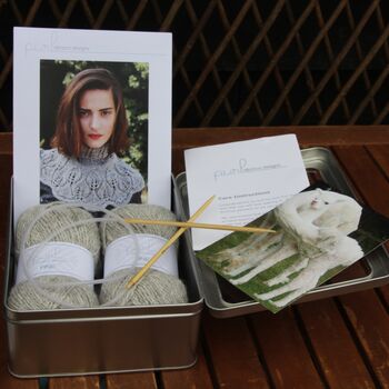 Florence Cowl Knitting Kit Gift Set, 3 of 10