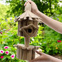 Driftwood Birdhouse And Nesting Box For Garden Birds, thumbnail 2 of 4