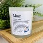 Personalised Mothers Day Mum Definition Candle, thumbnail 4 of 12