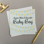 New Baby Boy Masha'allah Bunting Greetings Card, thumbnail 1 of 2