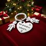 Personalised Silver Heart Keychain For Grandma Or Grandad, thumbnail 1 of 8