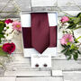 Burgundy Wedding Set, thumbnail 1 of 9