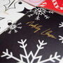 Nadolig Llawen | Snowflakes | Foiled Christmas Card, thumbnail 1 of 5